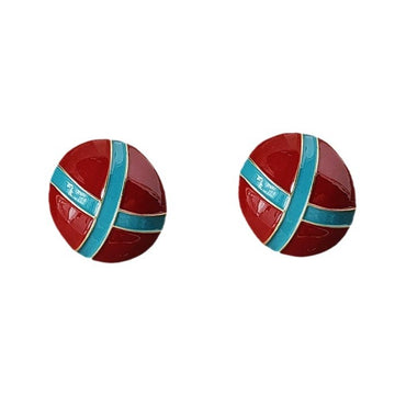 Vintage French - Style 925 Silver Earrings